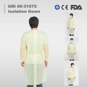 Level 2 PP 30g Safety Protective Coverall From Famous Factory Disposable Isolation Gown