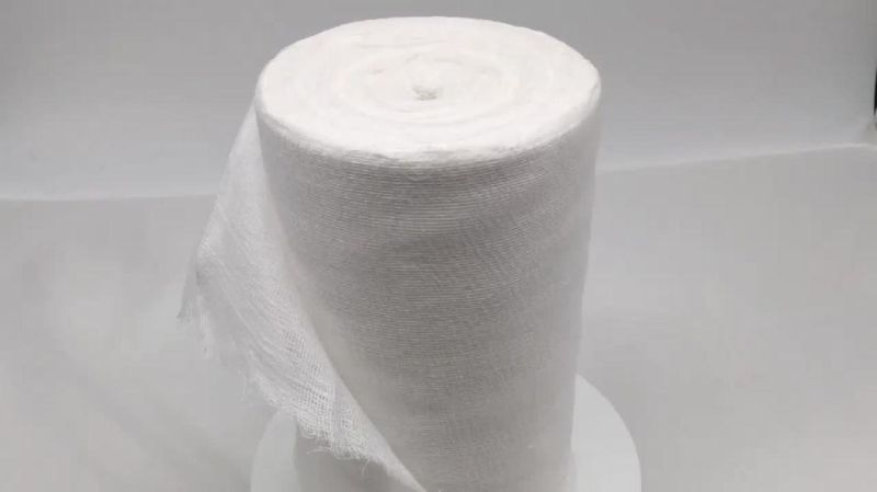 90cm X 100m Cotton Gauze Roll Medical Jumbo Gauze Raw Material 100% Cotton Absorbent Gauze Jumbo Roll Supplier