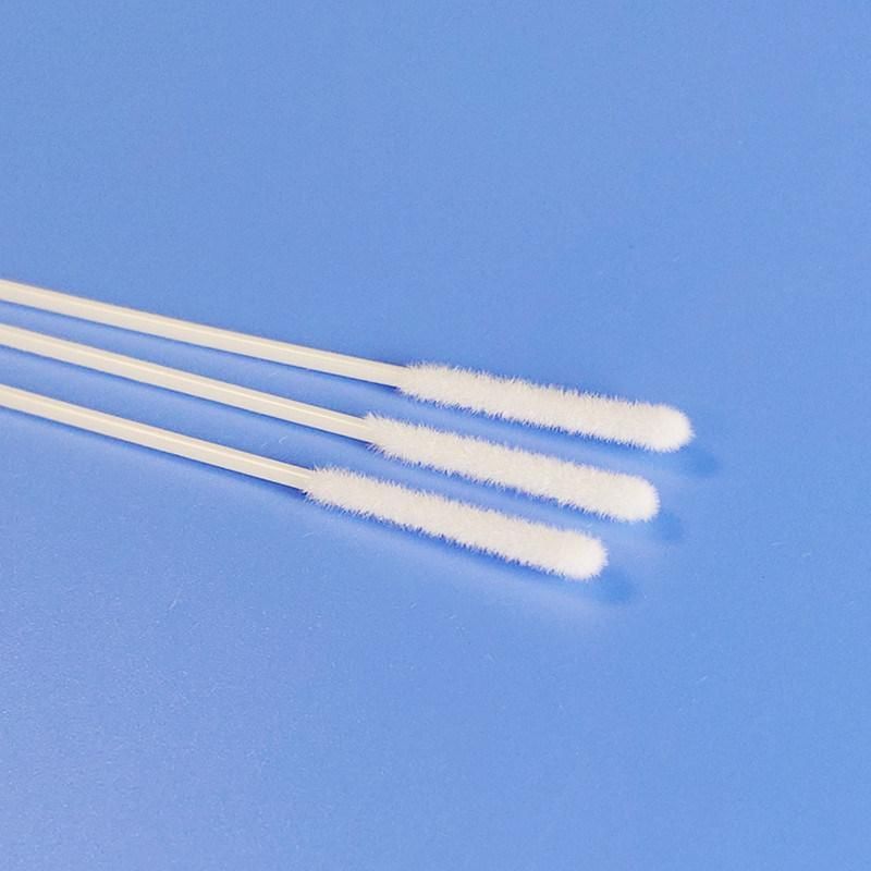 Sterile Transport Sample Collection Swab Nasopharyngeal Nylon Flocked Swab