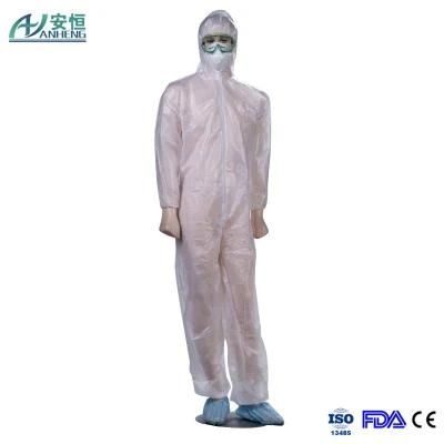 Disposable Yellow Isolation Gown with Elastic Wrists Universal Quantity