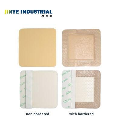 People with Bedsores Medical Foam Wound Dressing Styles Can Be Customized