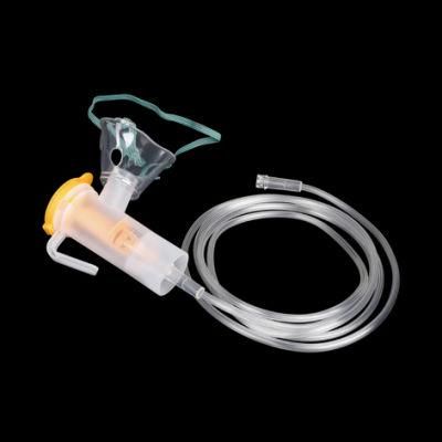 Disposable Medical Oxygen Nebulizer Aerosol Atomization Mask with Tubing