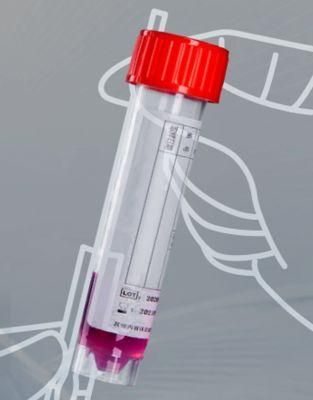 Medical Supplies 3ml Vtm Viral Transport Medium Virus Collection Sampling Tube with Nasal Swabs for Rapid Diagnostic Test