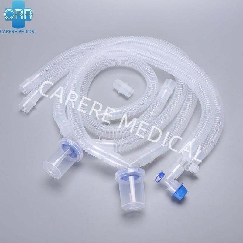 High Quality Disposable Medical Breathing Anesthesia Circuit Corrugated Watertraps