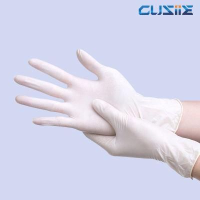Disposable Protective Medical Examination Powder Free Latex Nitrile Hand Large Gloves