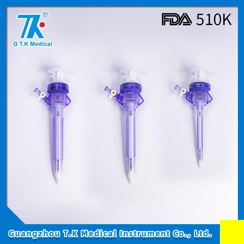 Laparoscopic Fenestration and Drainage of Hepatic Cyst Special Length Trocar with 150mm