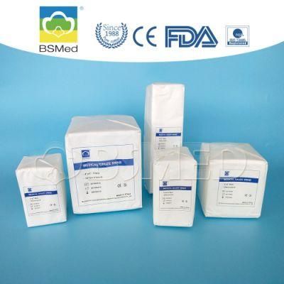 Medical Disposable Sterile or Non Sterile Absorbent Gauze Swabs with or Without X Ray