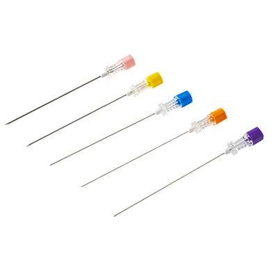 Stainless Steel Anesthesia Spinal Needle 25g 27g for Lumbar Puncture