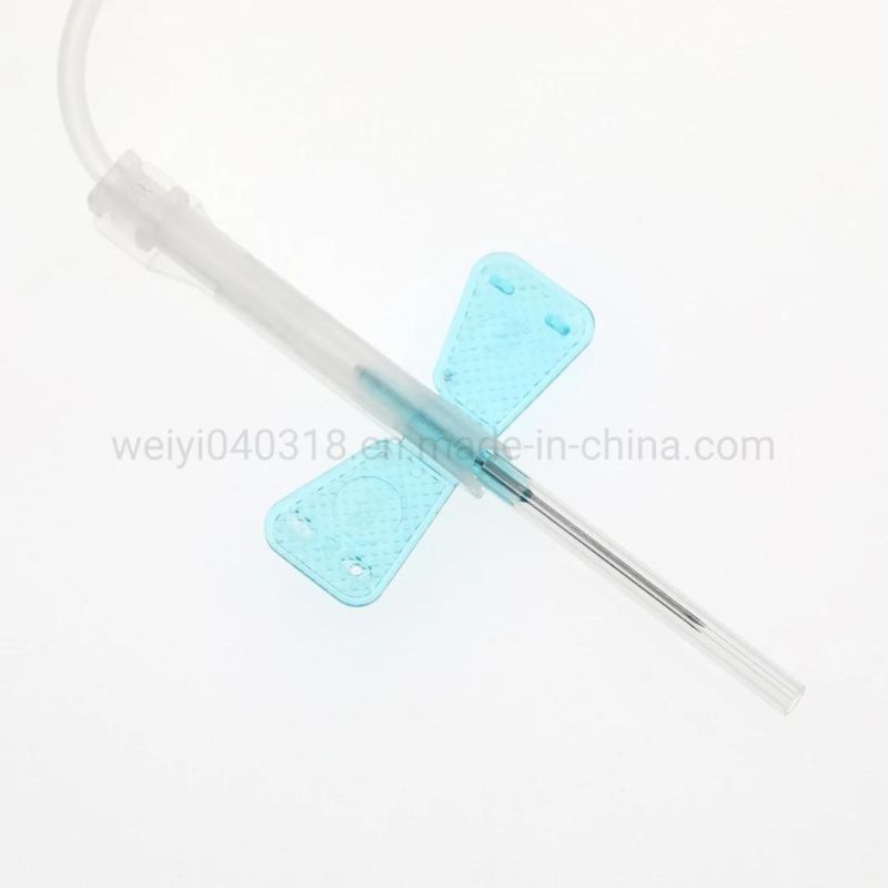 Medical Infusion Disposable Safety Butterfly Needle Scalp Vein Set Intravenous Needle for Infusion with Different Sizes