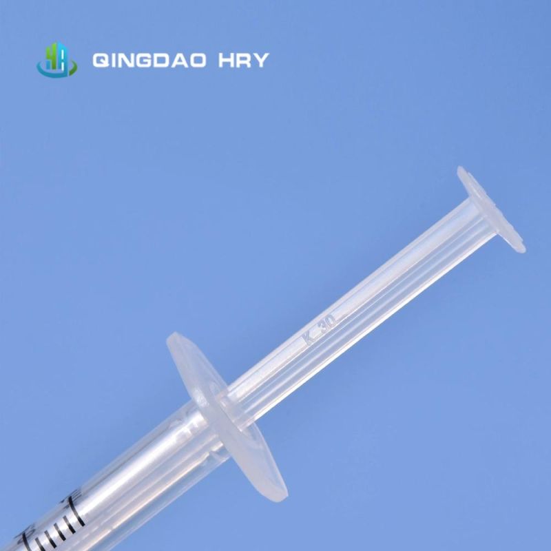 in Stock Reliable Sterilized Medical Disposable 1ml Syringe with CE FDA ISO 510K