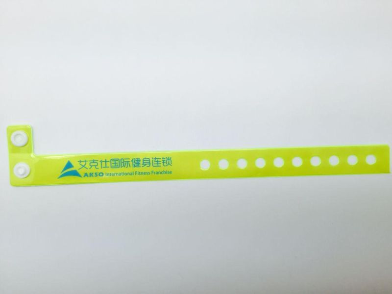 Reused Wristband ID Bracelet Vinyl Wristband
