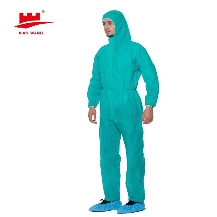 Medical Waterproof Microporous Coverall Disposable Personal Protective Coveralls