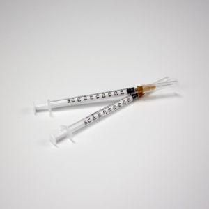 2 or 3 Parts Medical Disposable Sterile Injection Plastic Syringe, Insulin Syringe, Safety Syringe with CE and ISO13485
