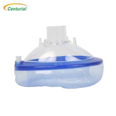 CE ISO Approved Medical Disposable PVC Air Cushion Anesthesia PVC Face Mask