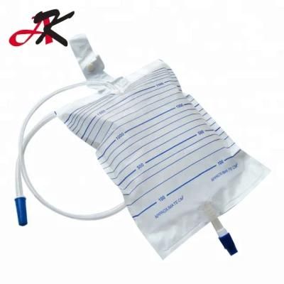 Alps Factory Sale Catheter Bag Urine Collection Nephrostomy PEE 1200ml Urobag