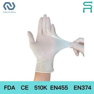 Disposable Powder Free Non Sterile Latex Examination Gloves