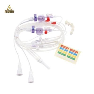 Pressure Sensor Double Lumen Hemodialysis Catheter Kit Dialysis Catheter Kit