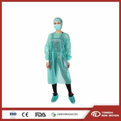 En13795 Waterproof Medical Supply Hospital Nursing Patient Disposable Isolation Gown