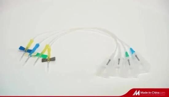 Disposable Medical Scalp Vein Set, Butterfly Injection Needle, Sterile for Hospital Use 18g-25g