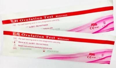 CE FDA Medical Supply One Step Rapid Lh Ovulation Test for Home Use