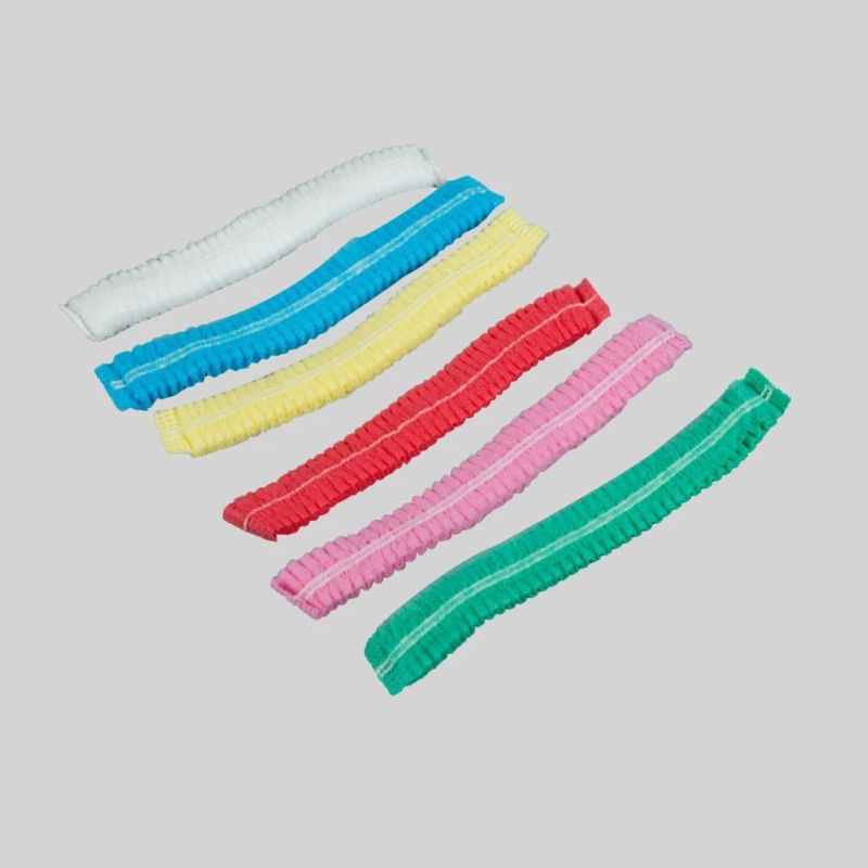 Disposable Factory Medical Surgical Nurse Big Size Mob Cap/Bouffant Cap/Strip Cap