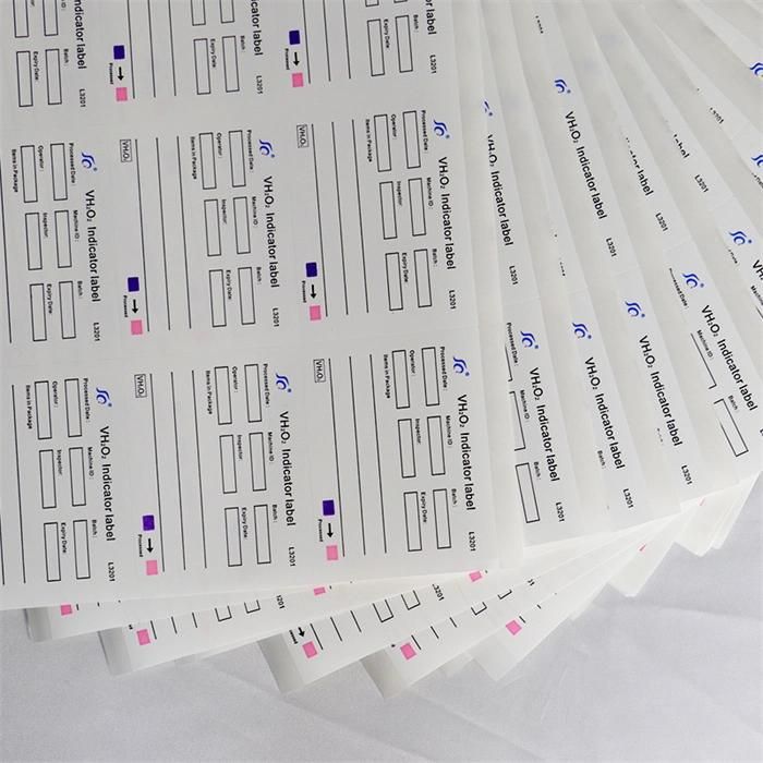 Medical Plasma Sterilization Indicator Labels Medical Supply Autoclave Indicator Plasma Sterilization Card/Label