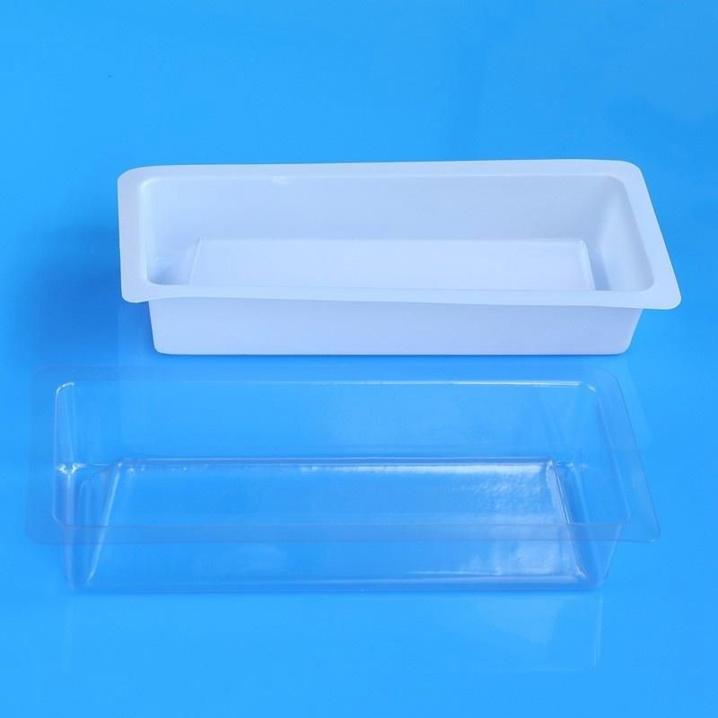 195ml 96 Well Channel Sterile PP Disposable Reagent Reservoirs for Laboratory Test PVC One-Channel Basins of 55ml V-Shaped Bottom Design Reagent Reservoirs
