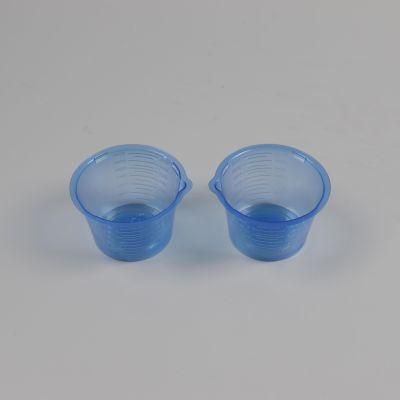 Disposable PP Blue Medical Urine 60ml Cup