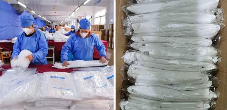 China Single Use Safety Disposable Medical Coveralls Manufactures