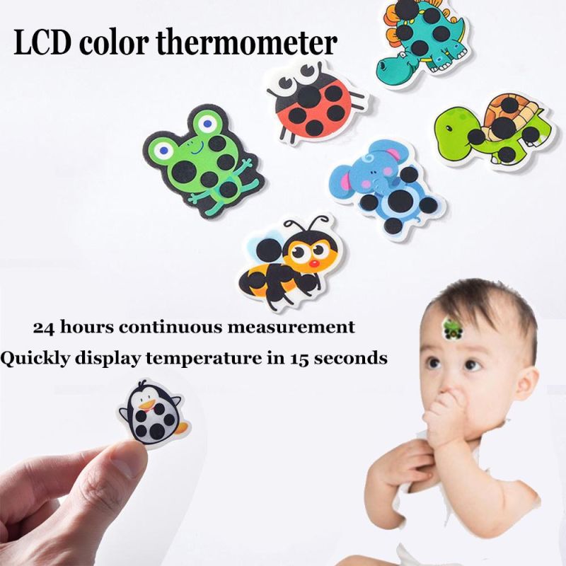 Wholesale Cartoon Pattern Baby Forehead Sticker Thermometer