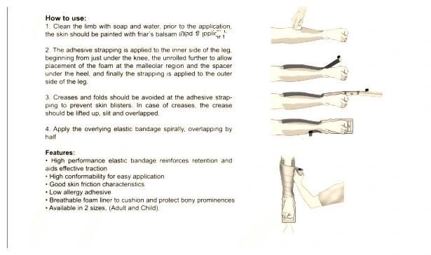 Single Packed Sterotrac Non-Adhesive Skin Traction Kit