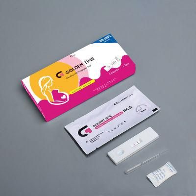 CE&ISO Approved Home Kit Rapid Test HCG Pregnancy Test Kit Cassette