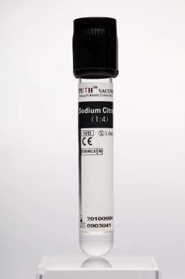 Vacuum Blood Collection Tube, Sodium Citrate Tube (4NC) Approved with Ce&ISO13458