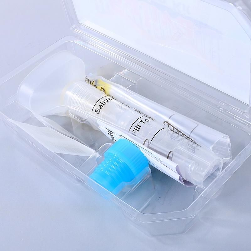 DNA Rna Funnel Test Sample Disposable Tube Device Salivasaliva Sampling Collection Kits with Buffer