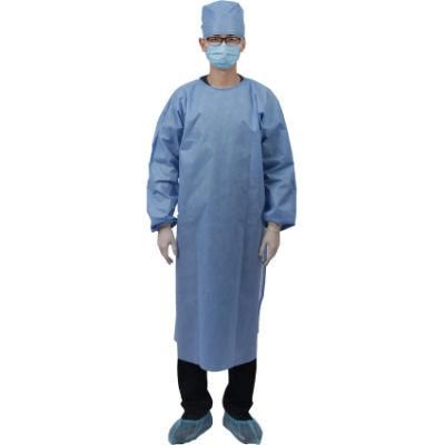 Disposable Medical Isolation Gown Manufacturer Wholesale Hospital Blue Disposable Medical Clothing Surgical Gown