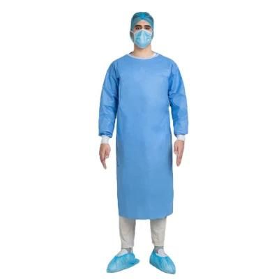 Surgical Grown Medical Isolation Suit Hospital SMS Isolation Gowns Disposable Non Woven Uniform