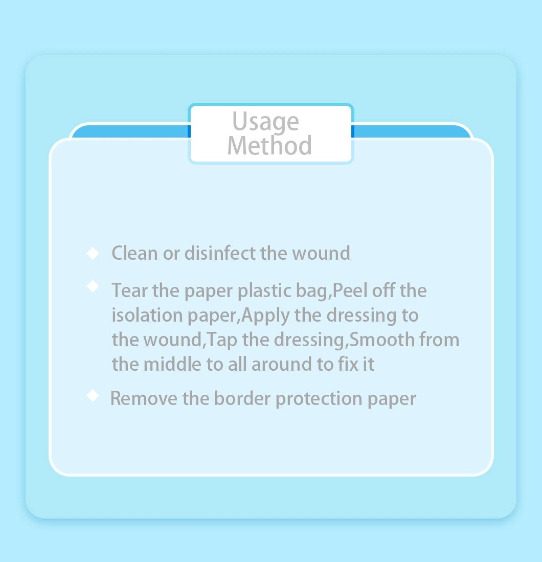 Medical Equipment Hydrocolloid Foam Dressing