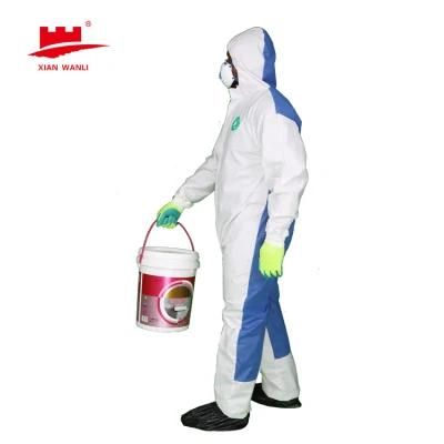 Disposable High-Quality Microporous Isolation Waterproof Type5/6 Anti-Dust Coverall with High Quality