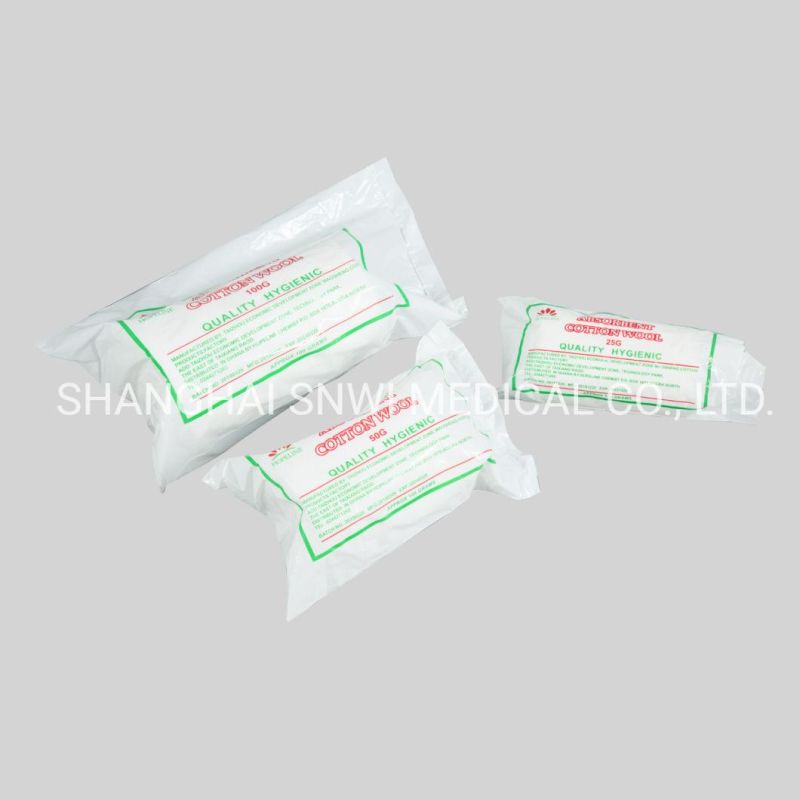 100% Cotton Disposable Medical Products Absorbent Cotton Wool Roll Used in Hospital