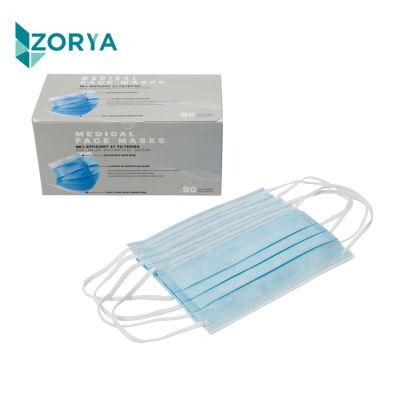 OEM &amp; ODM Disposable 3 Ply Elastic Comfortable Earloop Free Sample Provided Medical Mask