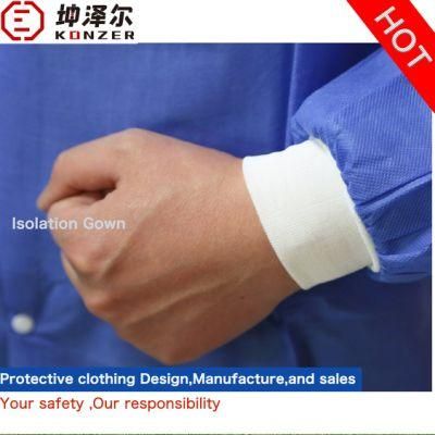 Excellent High Air Permeability Sterilized and No Sterile Nonwoven Coverall