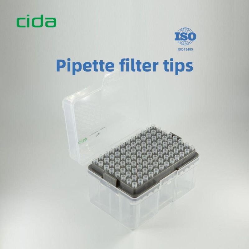 Medical Hospital Laboratory Consumables 10UL 100UL 200UL 1000UL Racked Universal Micro Pipette Filter Tips for PCR Rapid Diagnostic Test