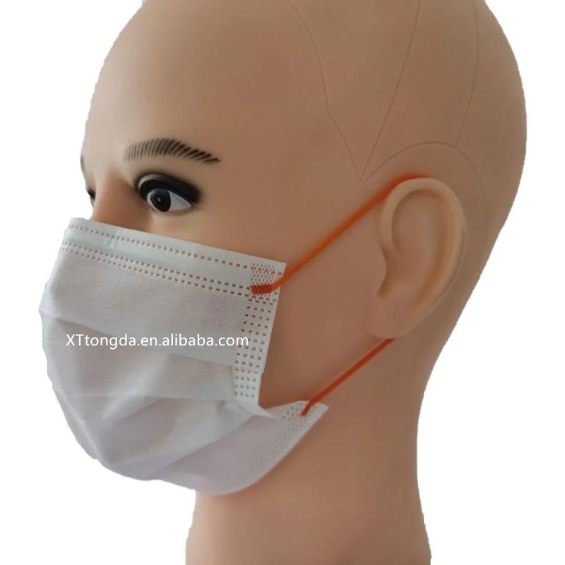 Disposable Medical Non Woven Face Masks with Colorful Earloop