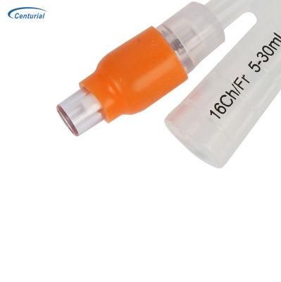 Silicone Foley Catheter with Temperature Sensor Probe