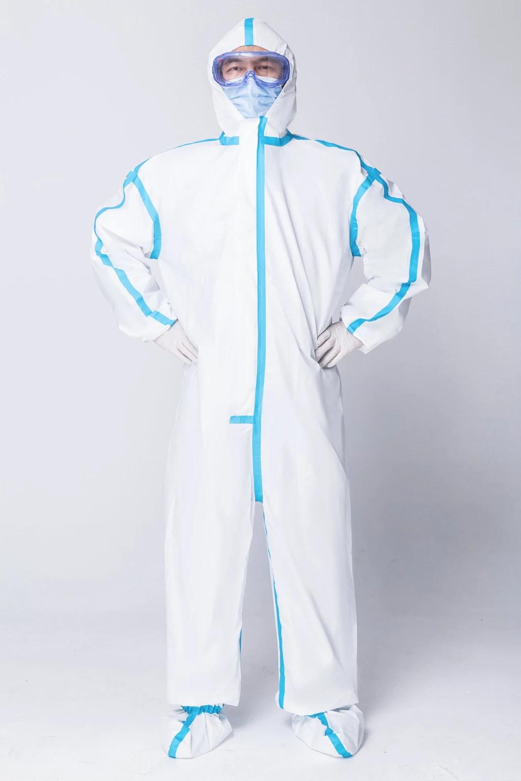 Type II Sterile Non-Woven Frabic Disposable Protective Coveralls