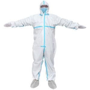 Protective Suit Hooded Coverall Disposable Safety Clothing Men Women Unisex Work Clothing