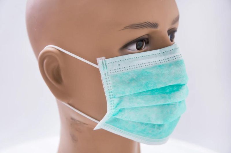 Blue/Pink/Kids Disposable Non Woven Fabric Mask Anti-Dust for Mouth Face Mask Dust Proof Respirator