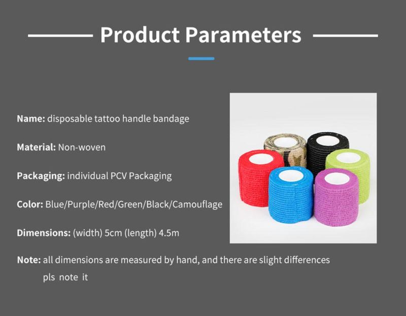 Premium Quality Colorful Self Sticky Non-Woven Cohesive Elastic Bandage