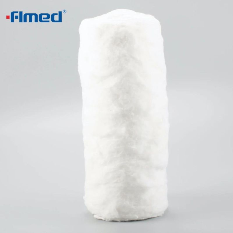 100% Cotton Medical Use Absorbent Cotton Wool 50/100/200/250/400/450/500g Per Roll