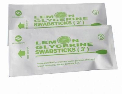 Medical Consumable Lemon Glycerine Swab Stick